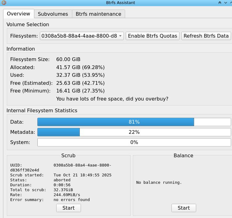 btrfs