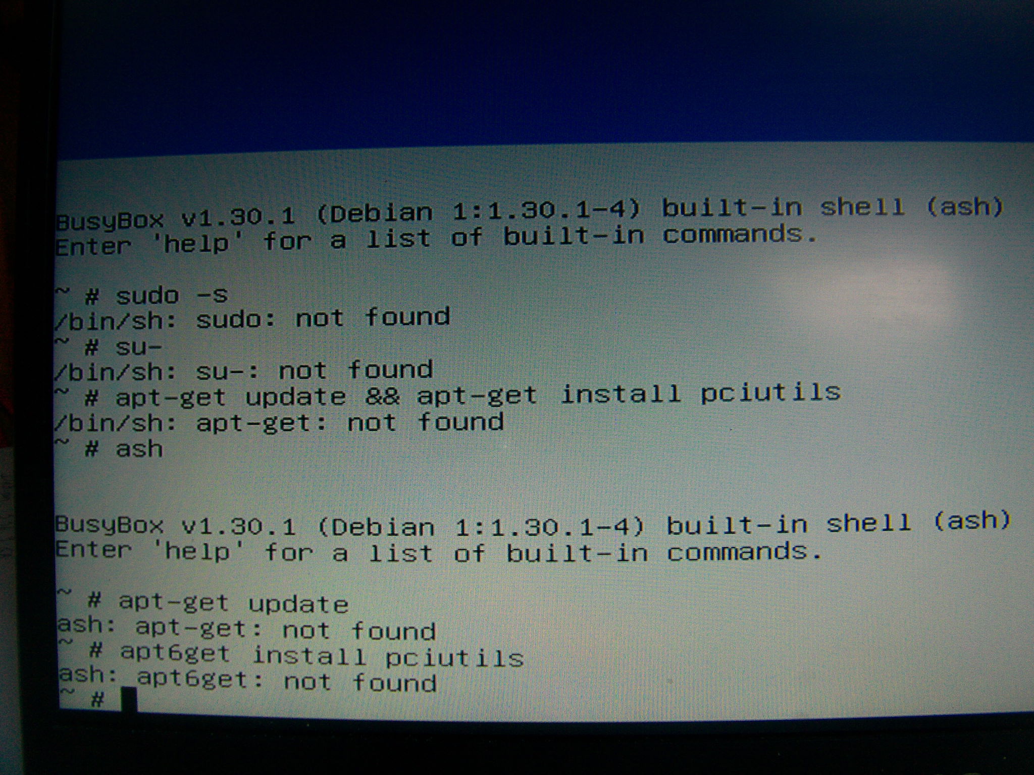 shell debian install