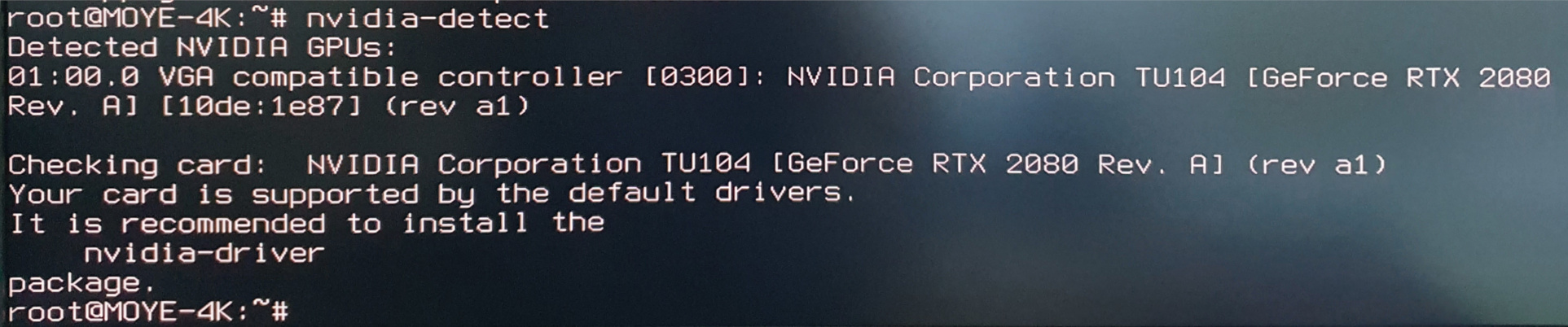 nvidia-detect_retour