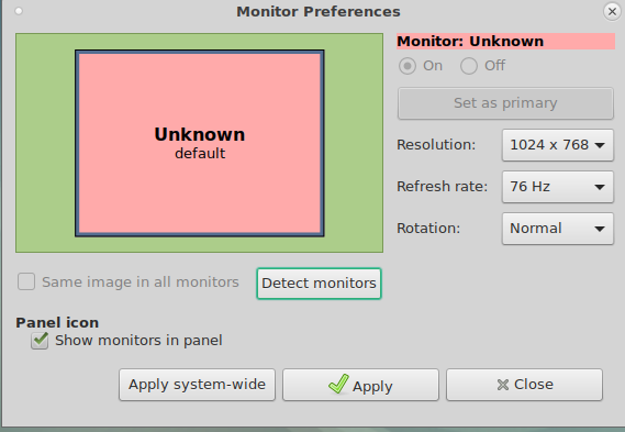 Debian User Forums View Topic Solved Debian 9 Unknown Monitor Bad Resolution Issue