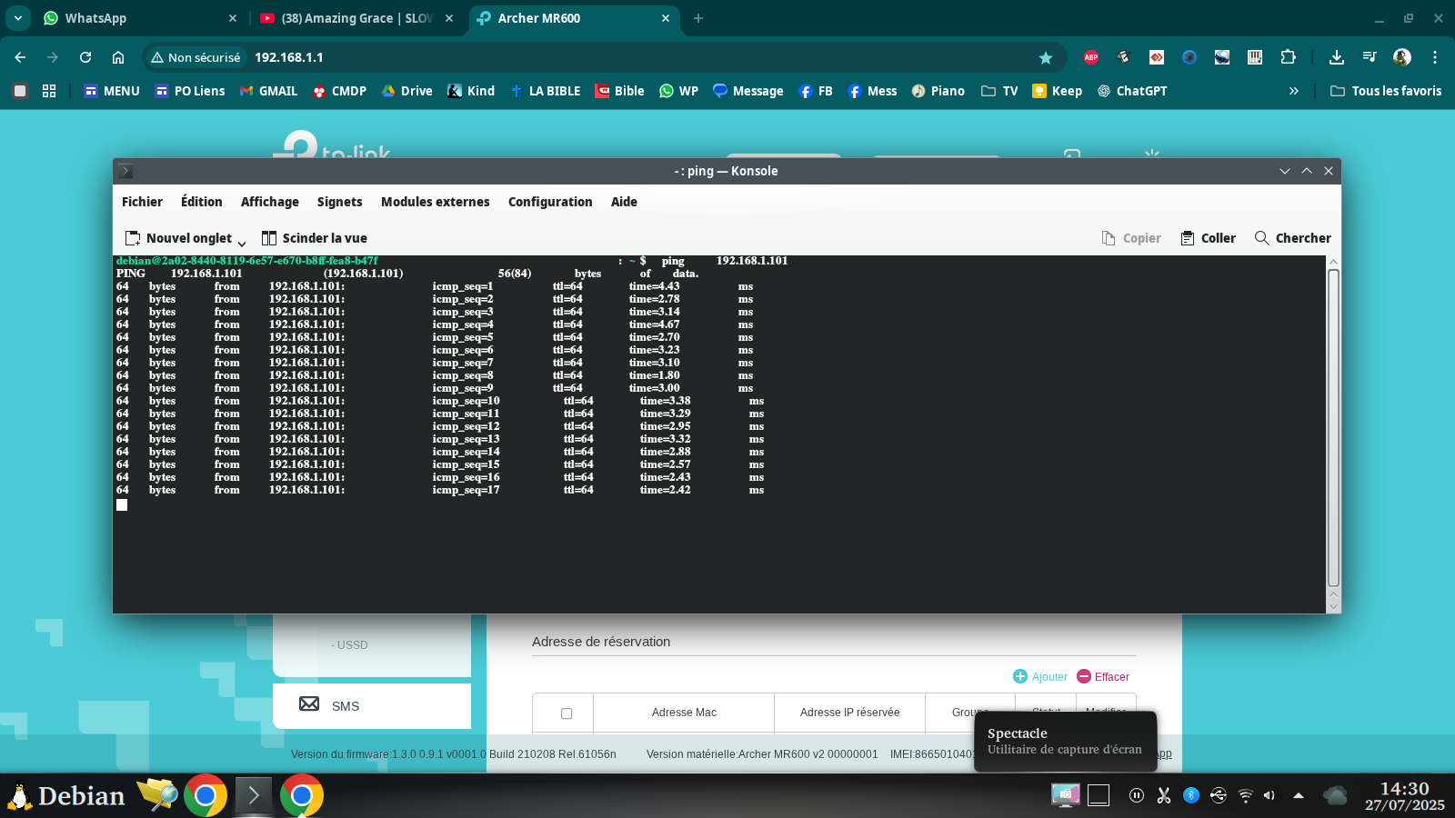 Ping 192.168.1.101